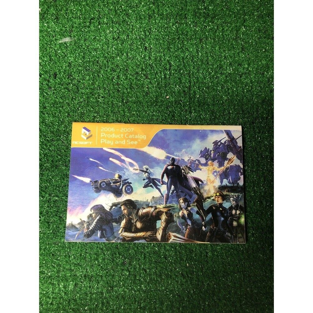 2006 2007 Product Catalog Play and See NCSoft Promo Video Game